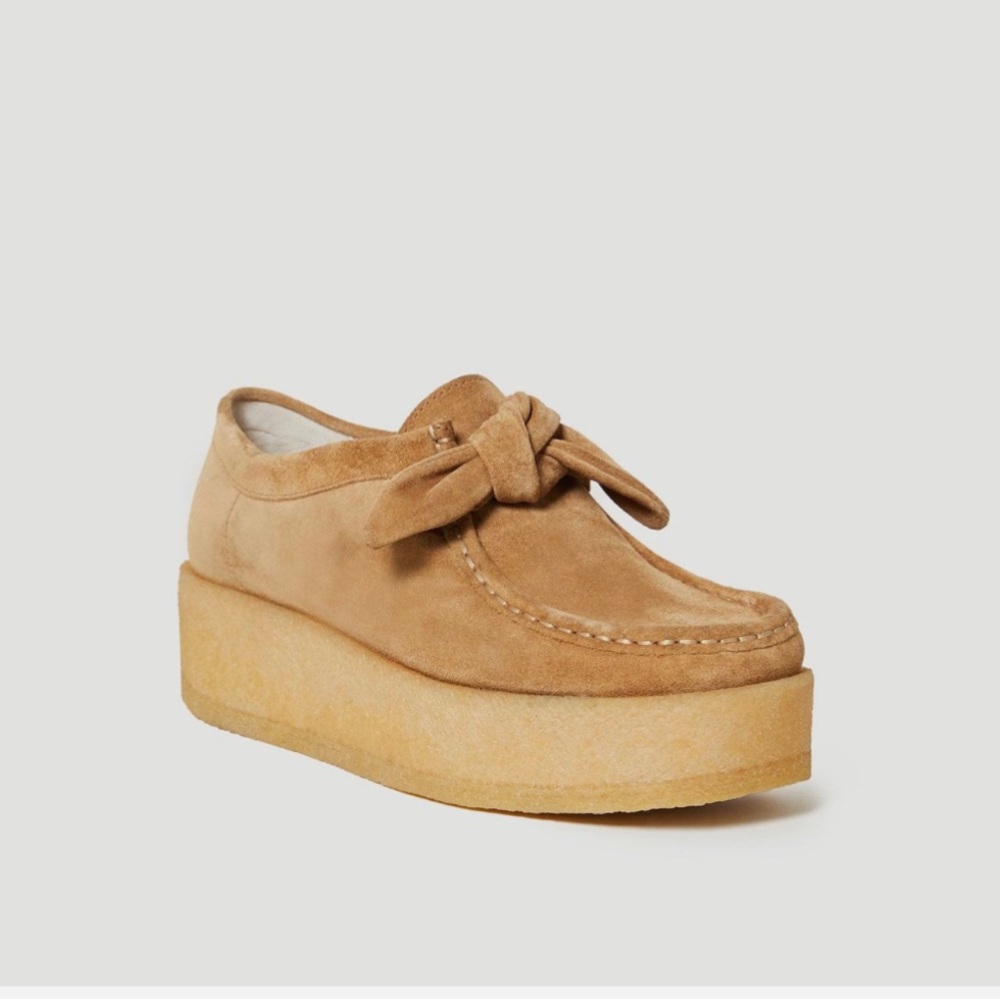 Loeffler Randall Tabitha Platform Suede Chukka Size 9.5